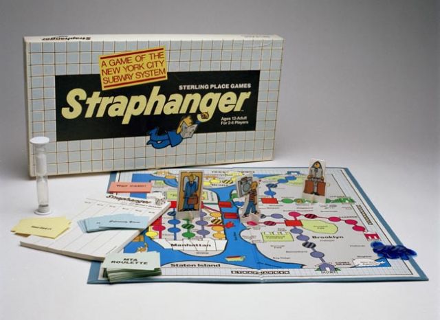 Board Game, âStraphanger: A Game of the New York City Subway System,â circa 1983